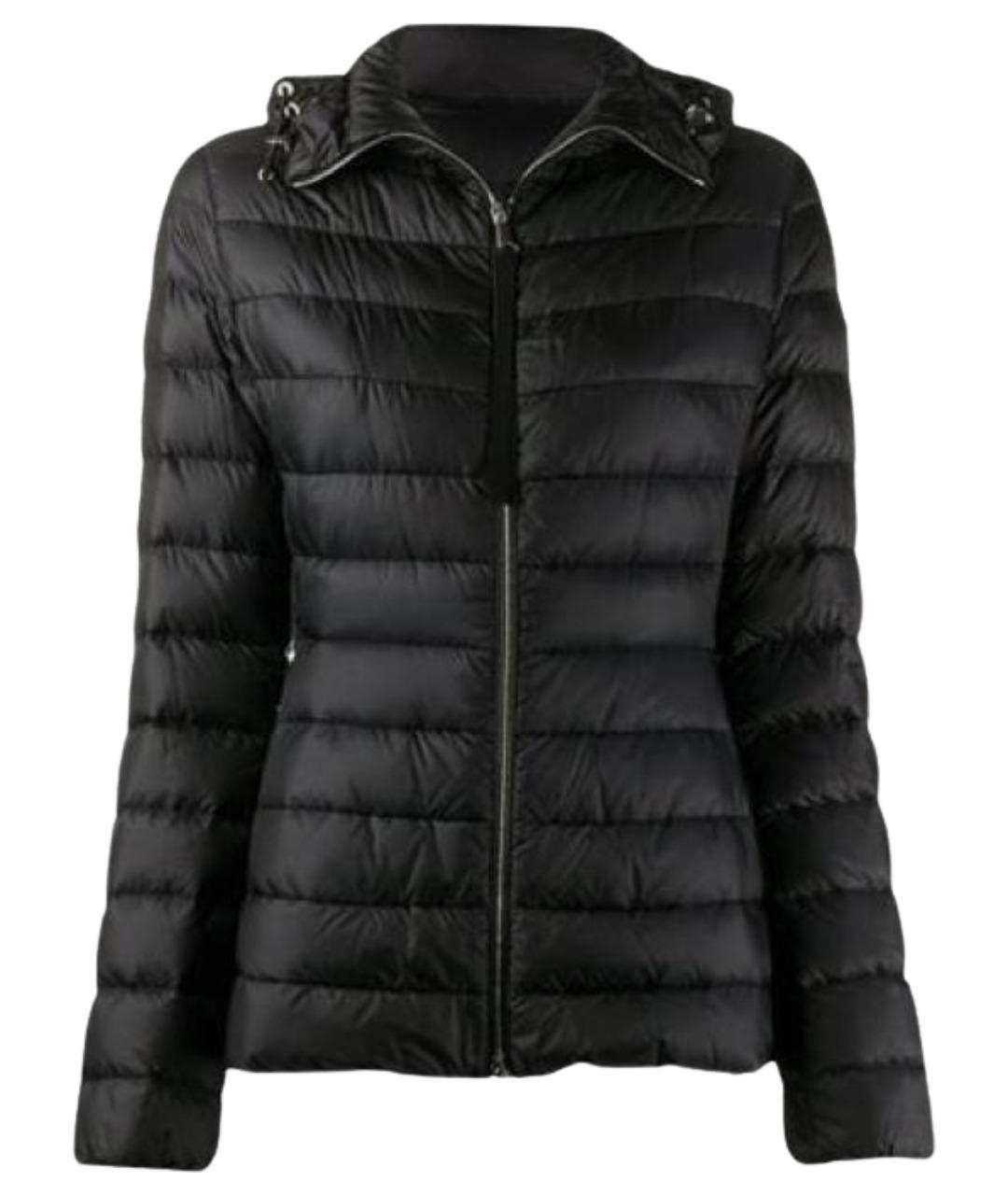 MONCLER Черный пуховик, фото 1