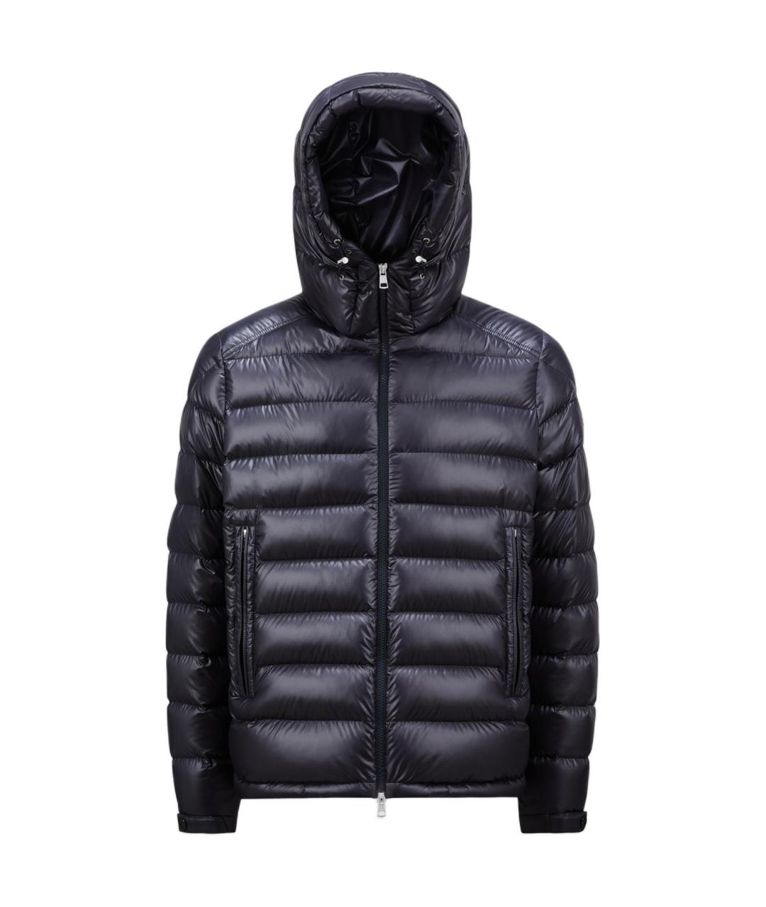 MONCLER Темно-синий пуховик, фото 7