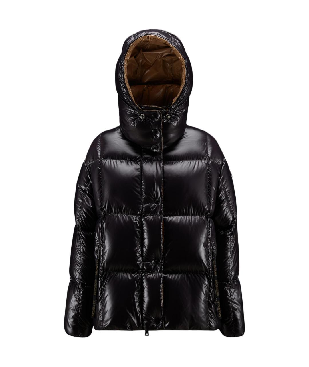 MONCLER Черный пуховик, фото 1