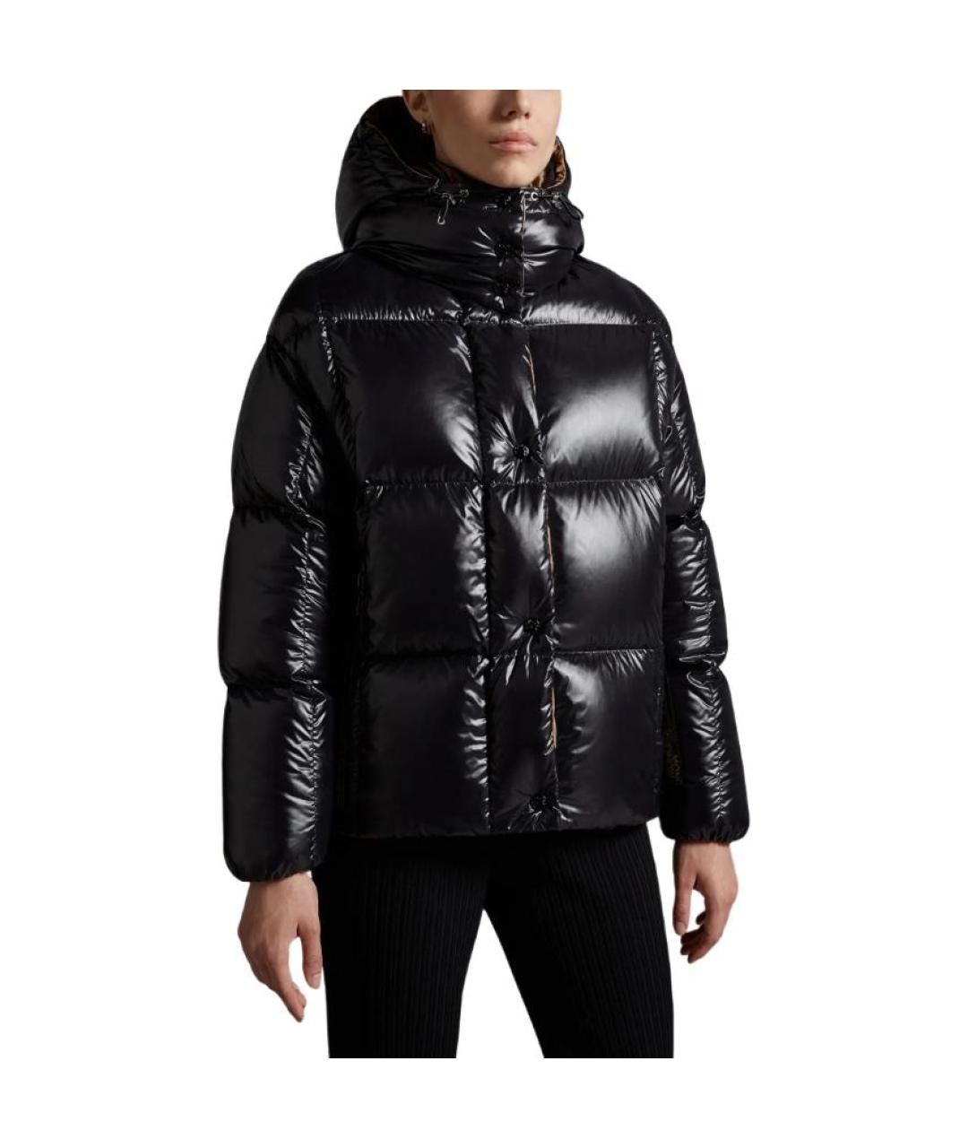 MONCLER Черный пуховик, фото 6