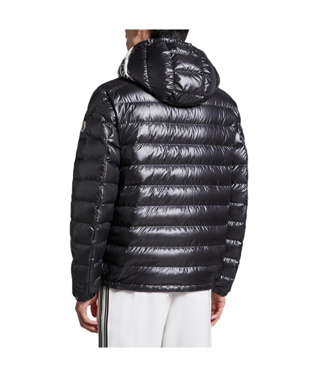 MONCLER Черный пуховик, фото 2