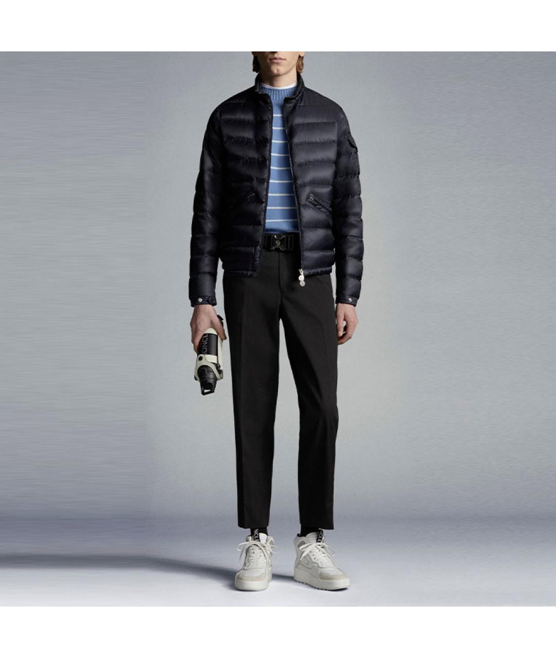 MONCLER Синий пуховик, фото 2