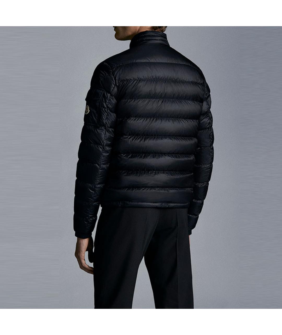 MONCLER Синий пуховик, фото 4