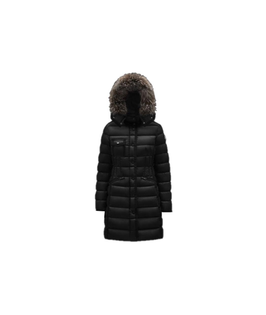 MONCLER Черное пальто, фото 1