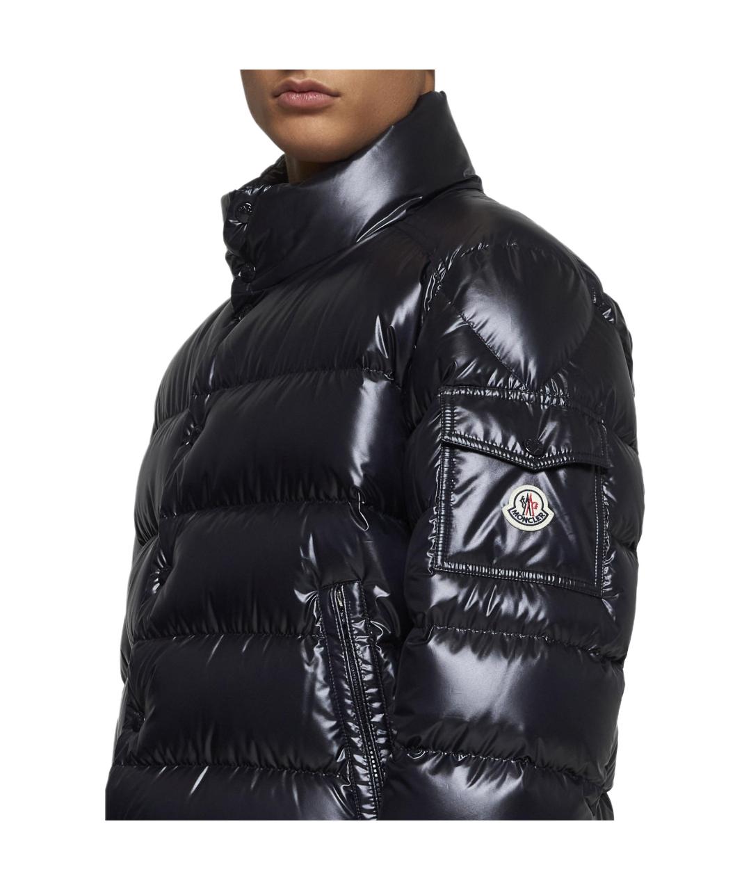 MONCLER Синий пуховик, фото 4