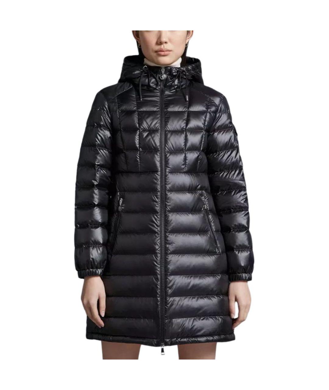 MONCLER Черное пальто, фото 2