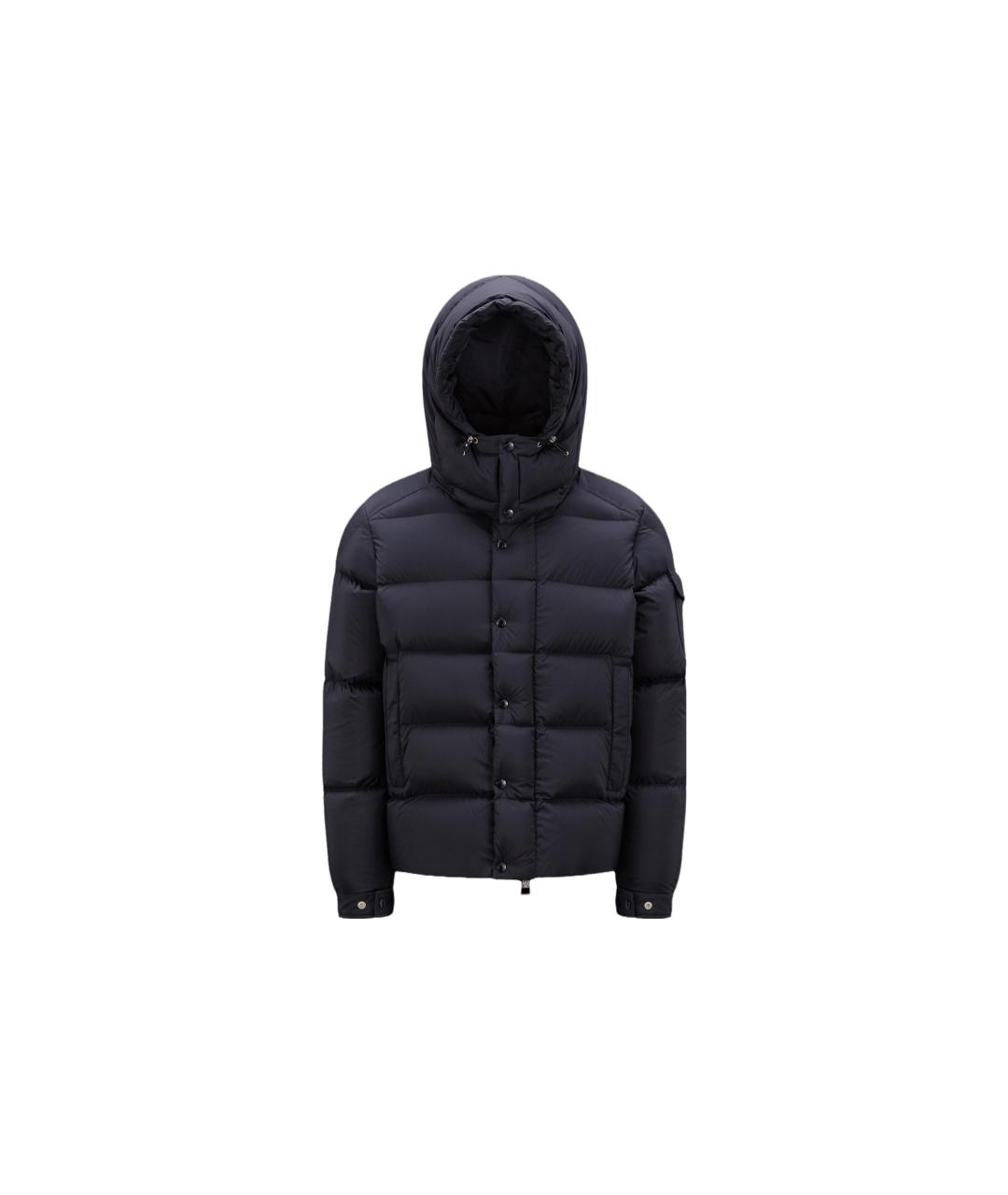 MONCLER Синий пуховик, фото 1