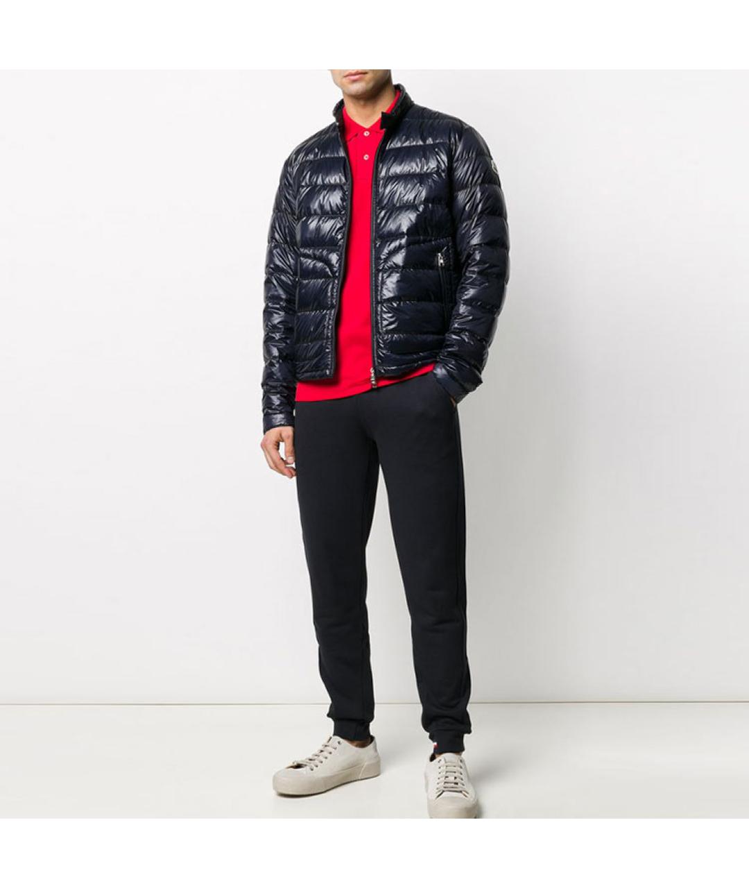 MONCLER Синий пуховик, фото 2