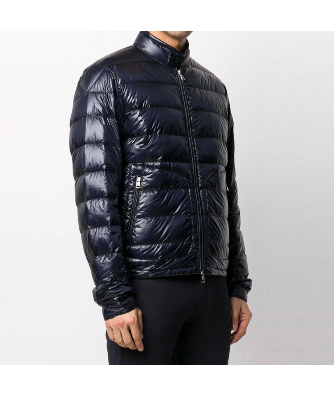 MONCLER Синий пуховик, фото 3