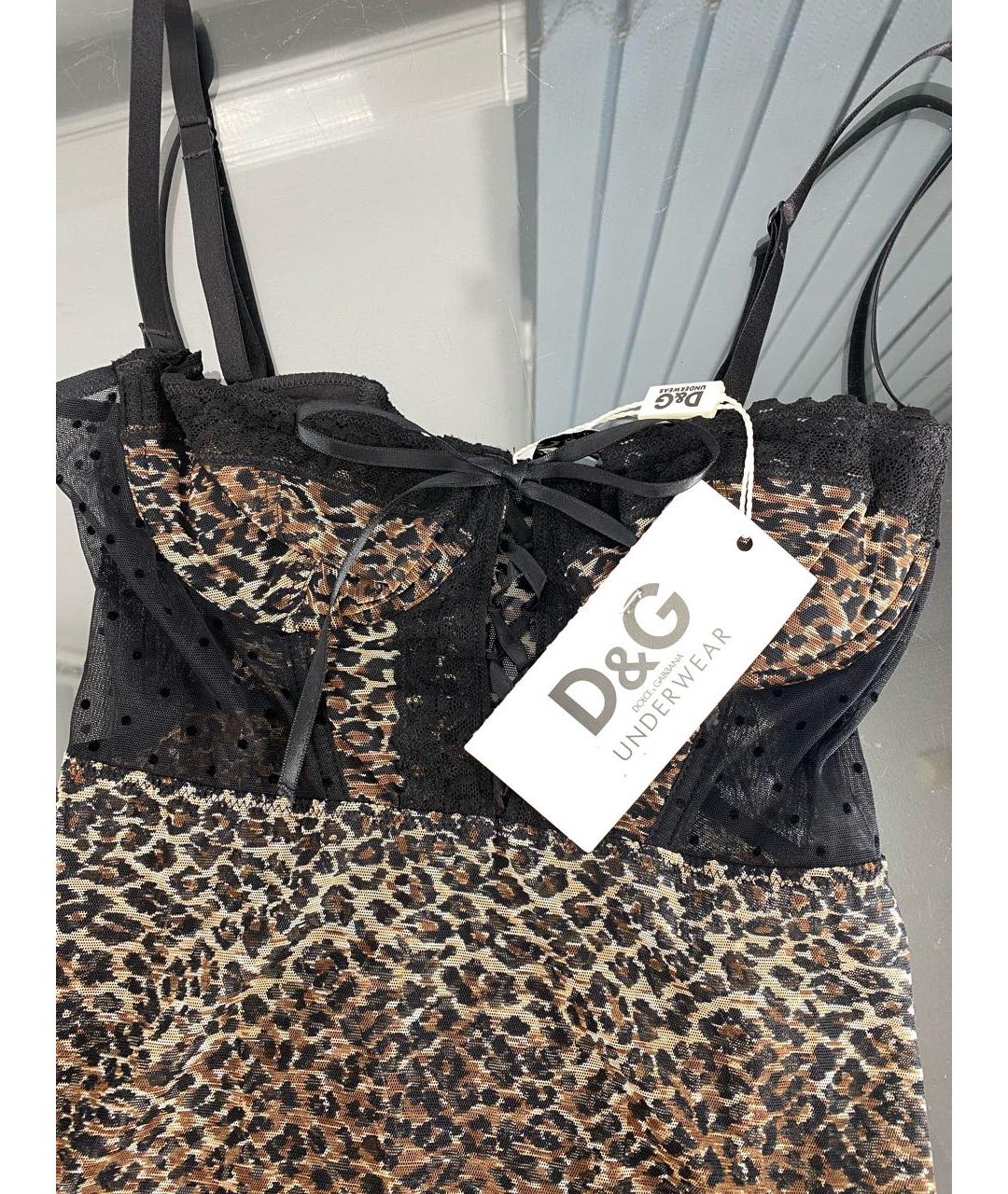 DOLCE&GABBANA Мульти полиамидовое платье, фото 3