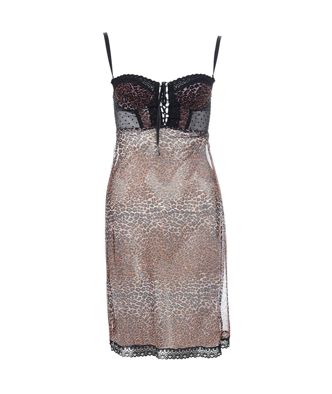 DOLCE&GABBANA Мульти полиамидовое платье, фото 9