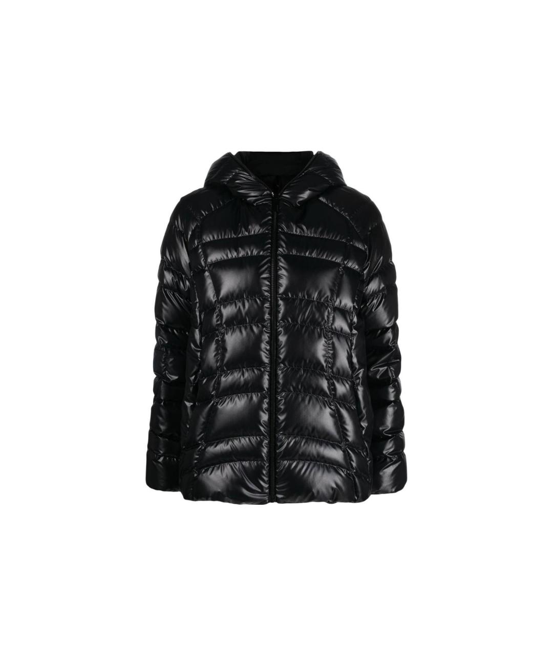 MONCLER Черный пуховик, фото 1