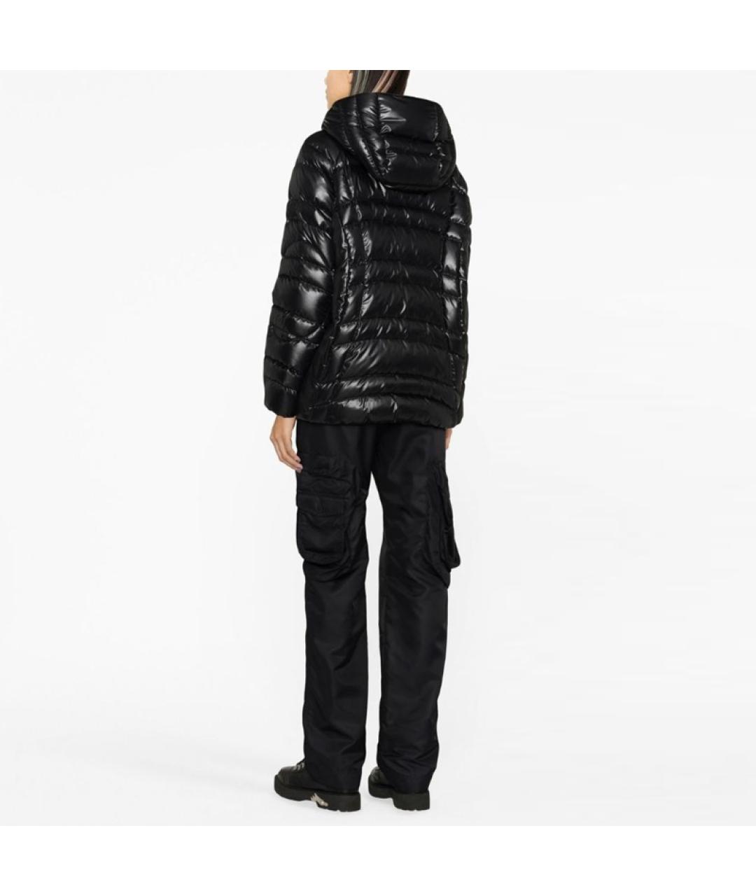 MONCLER Черный пуховик, фото 2