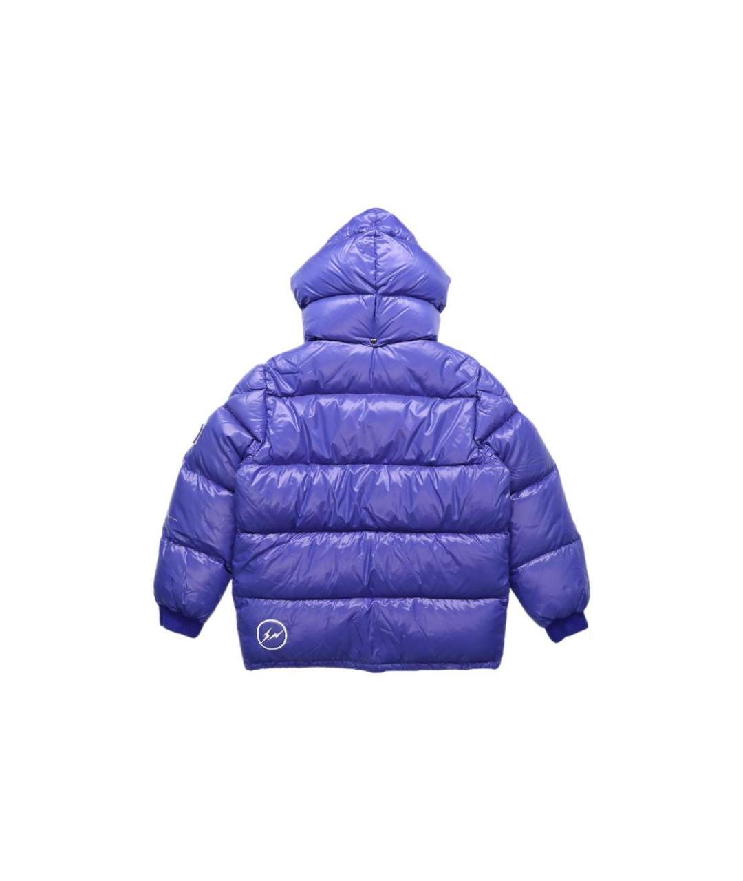 MONCLER Синий пуховик, фото 2
