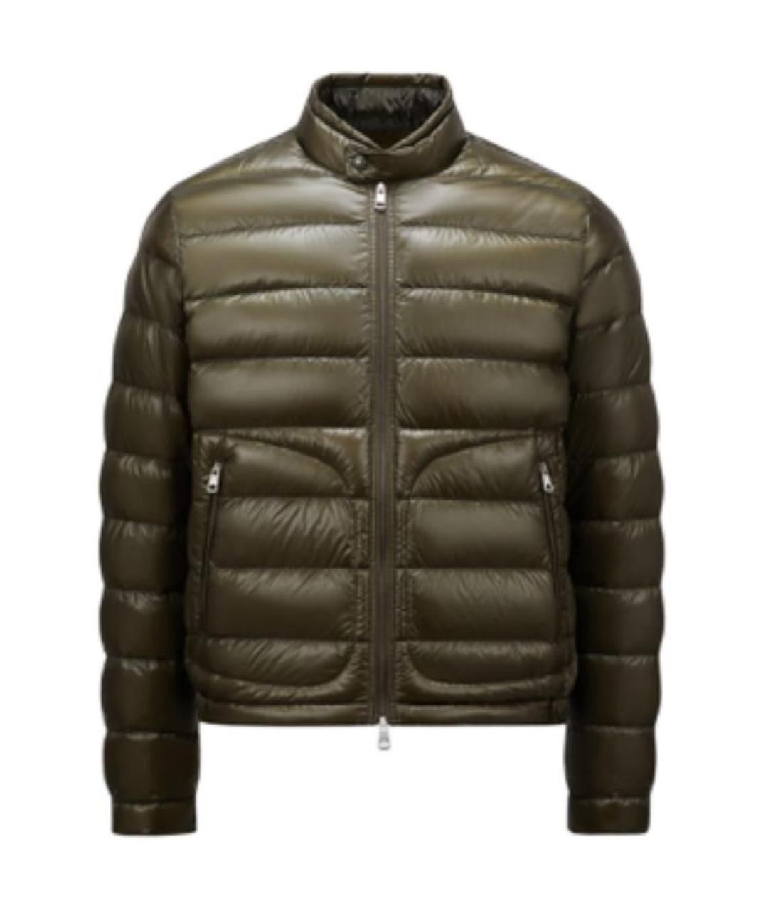 MONCLER Хаки пуховик, фото 1