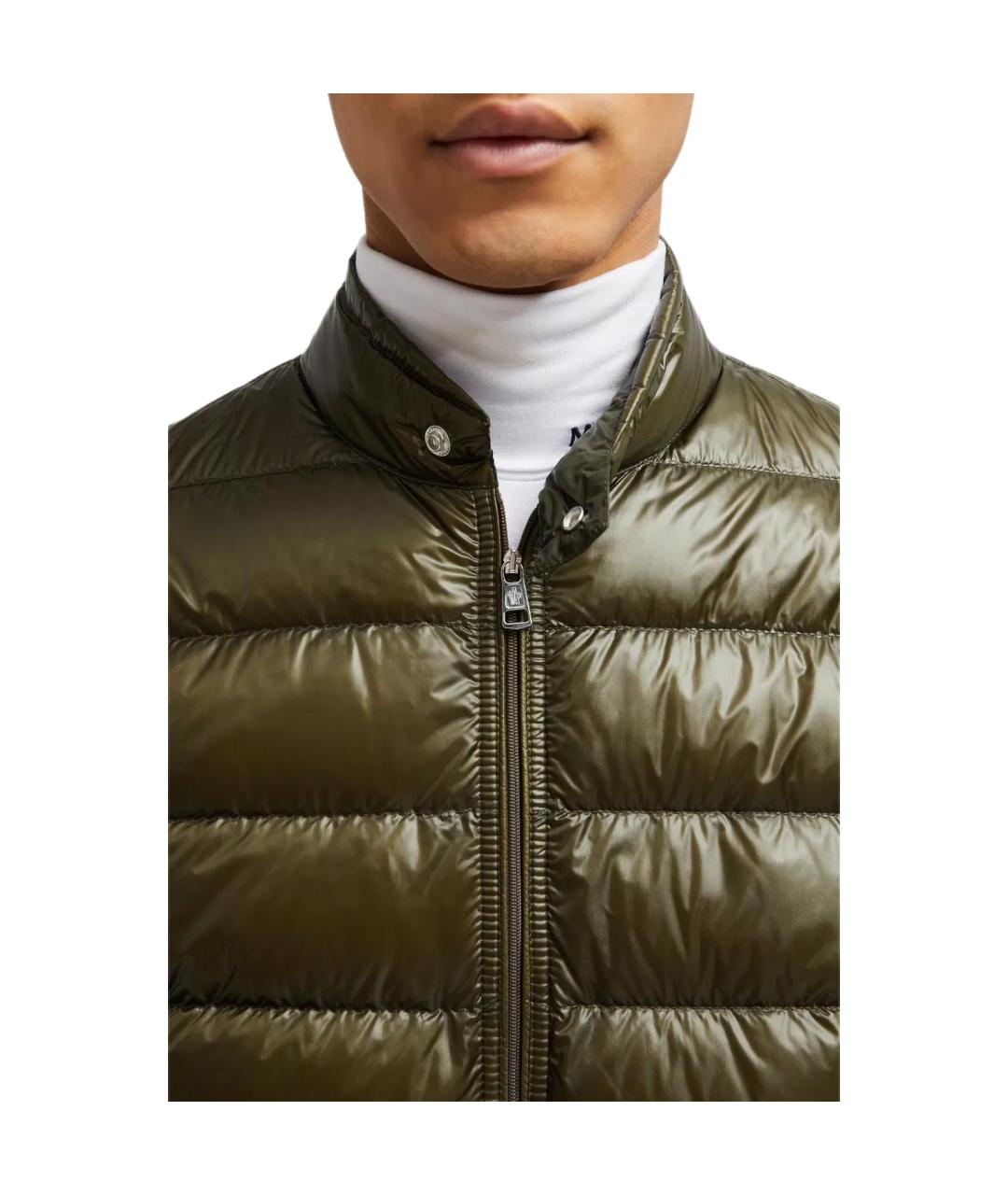 MONCLER Хаки пуховик, фото 5