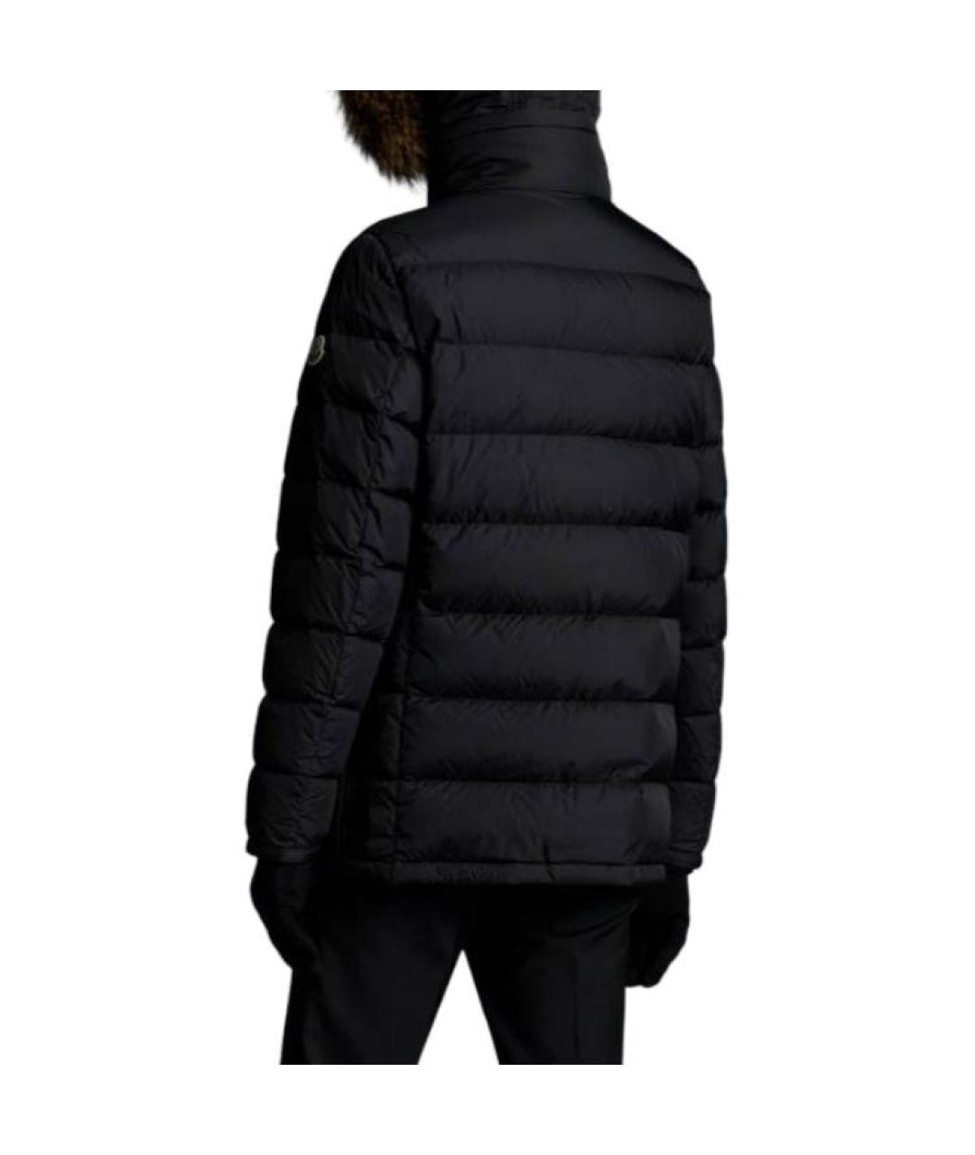 MONCLER Черный пуховик, фото 4