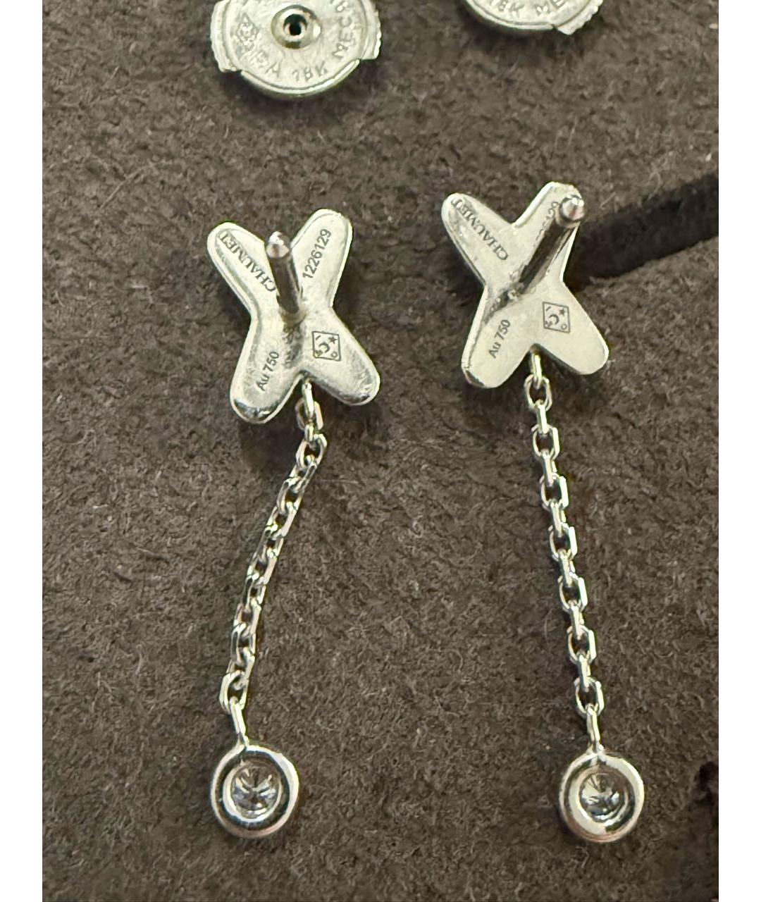 CHAUMET Белые серьги из белого золота, фото 8