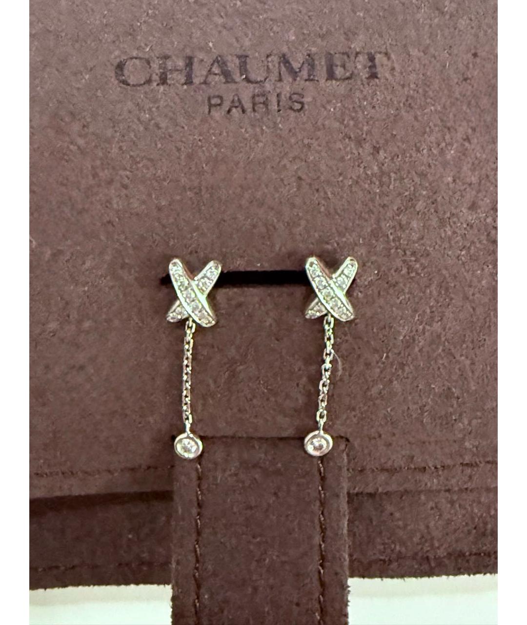 CHAUMET Белые серьги из белого золота, фото 9