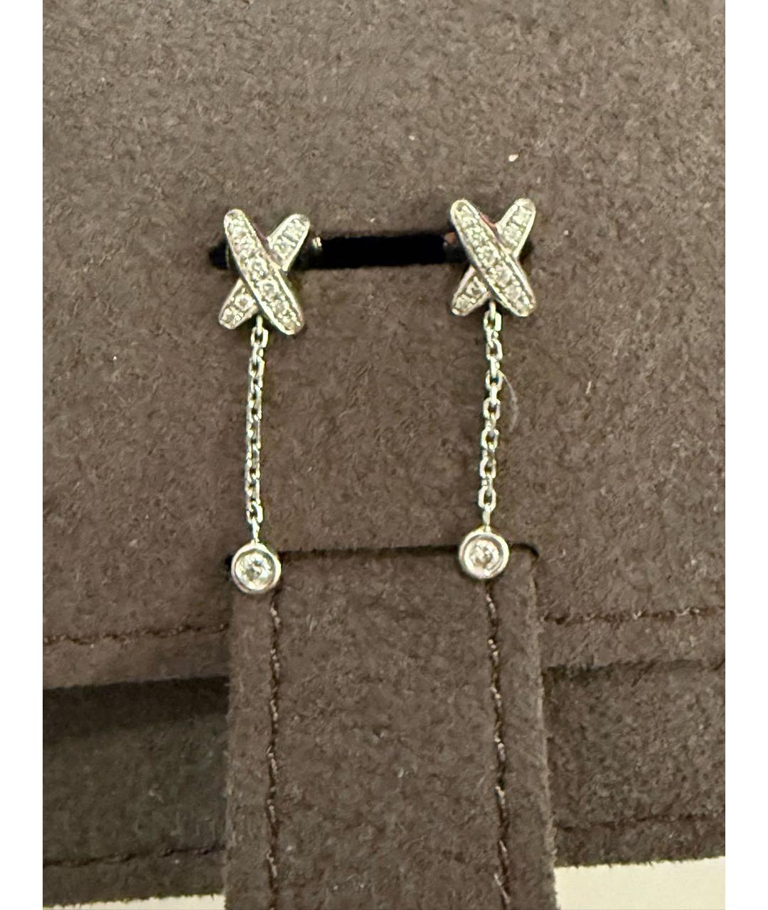 CHAUMET Белые серьги из белого золота, фото 5