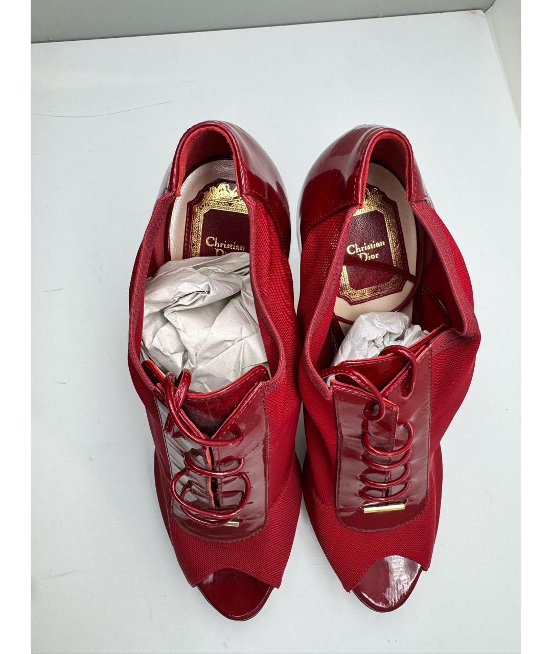 CHRISTIAN DIOR Красные туфли, фото 3