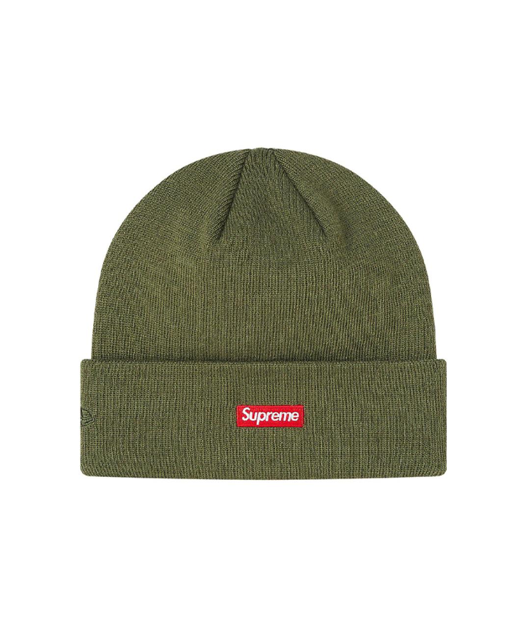 SUPREME Зеленая шапка, фото 2