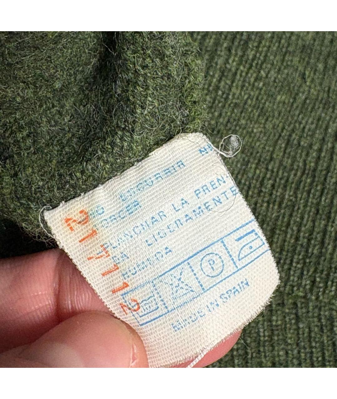 BURBERRY Хаки шерстяная жилетка, фото 5