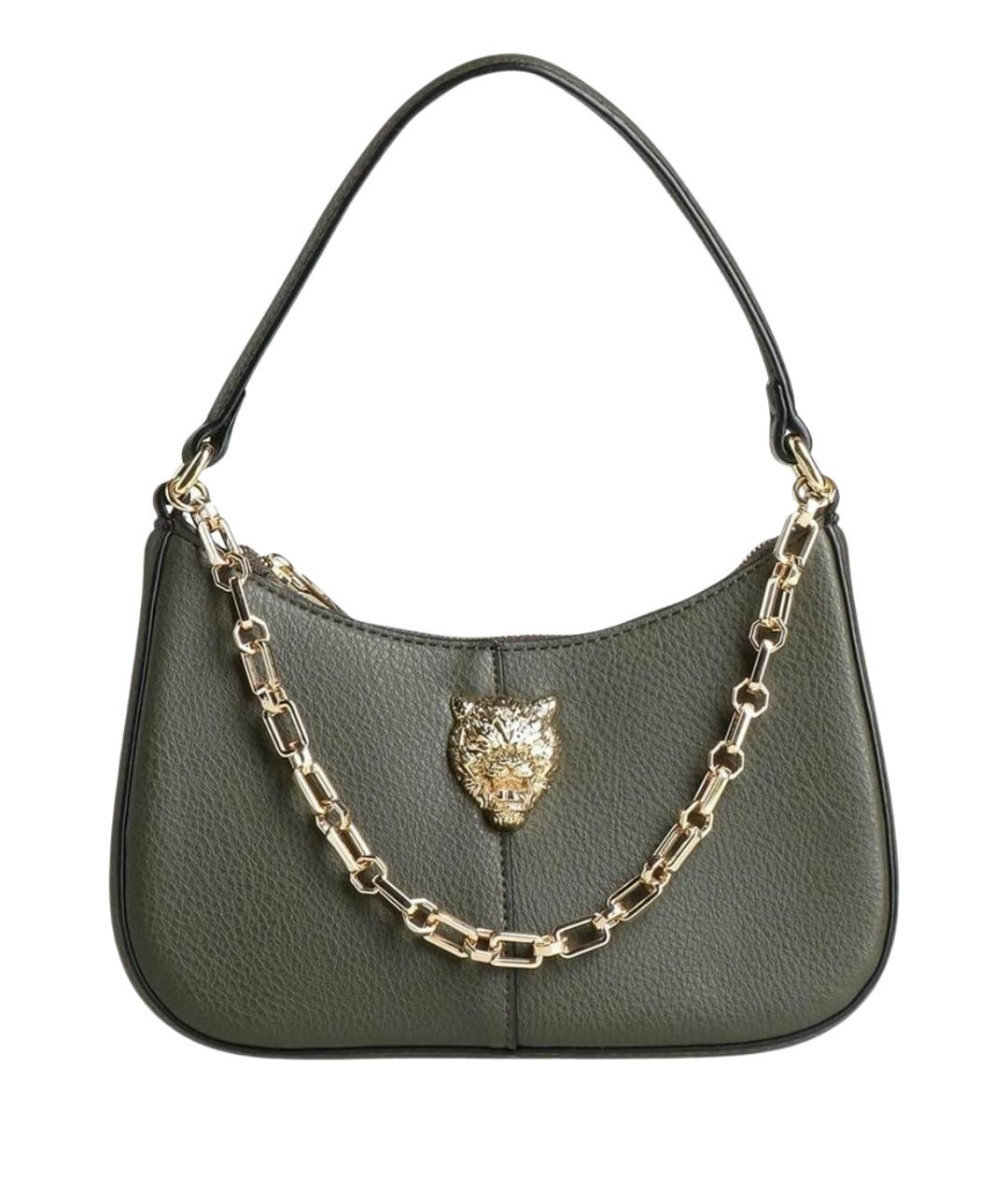 PLEIN SPORT Черная сумка через плечо из искусственной кожи, фото 1