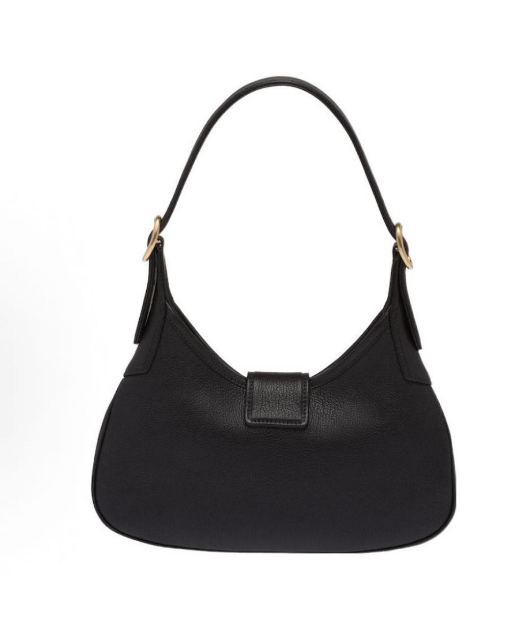 MIU MIU Черная кожаная сумка с короткими ручками, фото 3