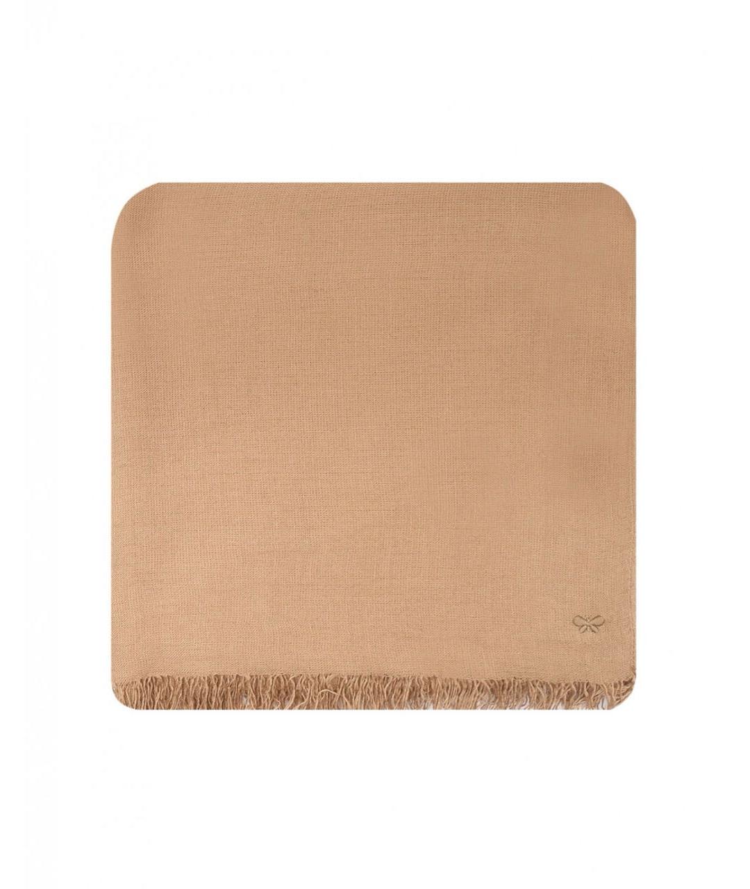 WEEKEND MAX MARA Бежевый кашемировый шарф, фото 1