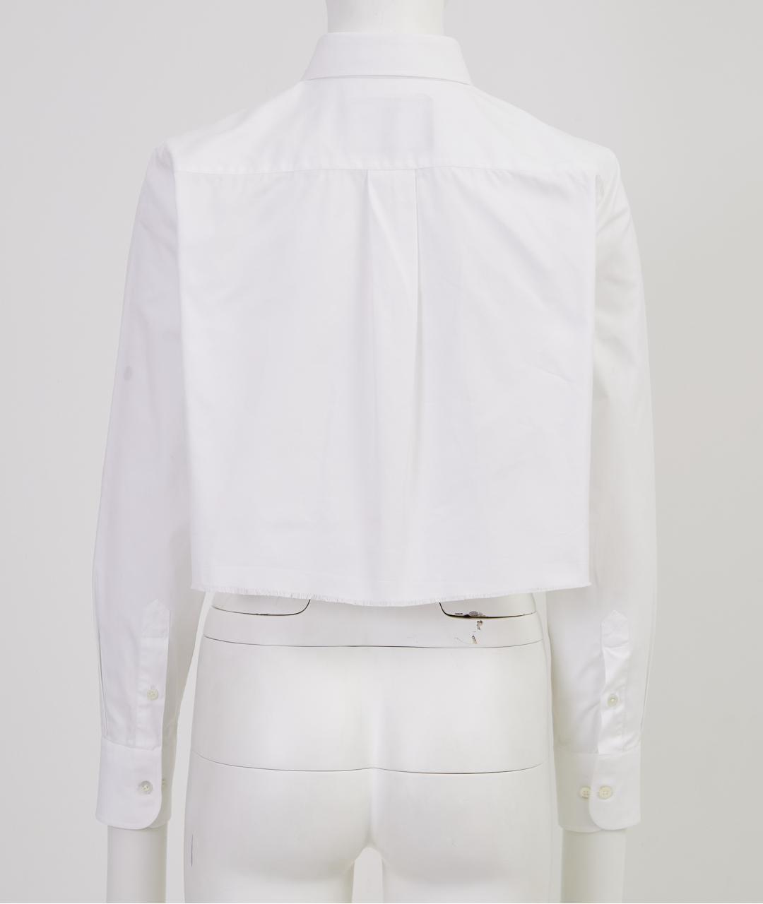 HOMMEGIRLS Белая хлопковая рубашка, фото 2