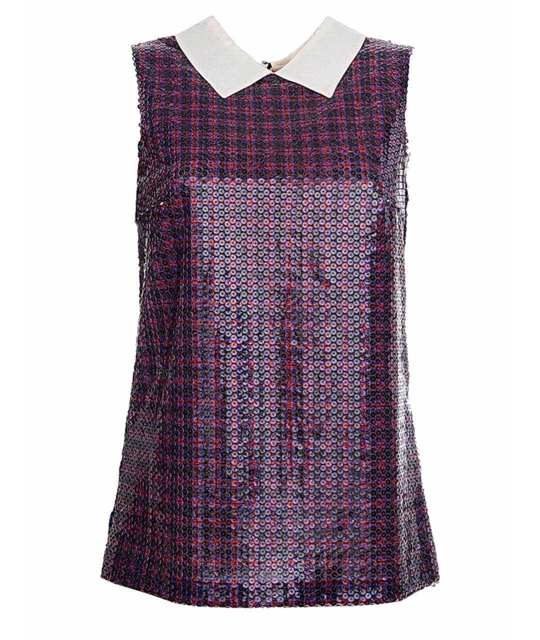 PRADA Мульти полиэстеровая майка, фото 1