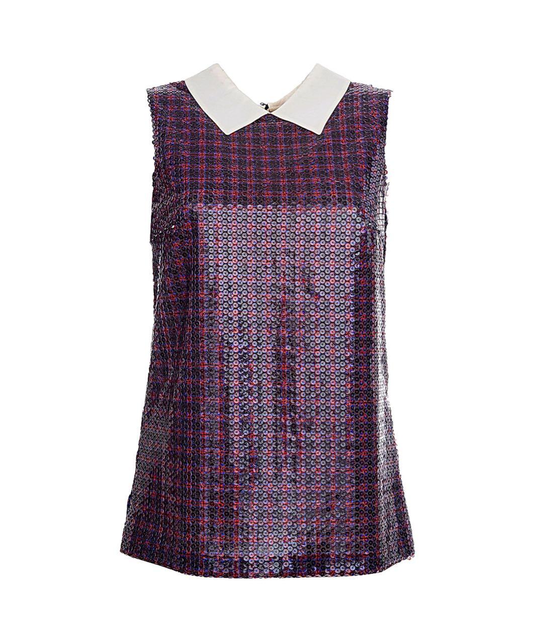 PRADA Мульти полиэстеровая майка, фото 9