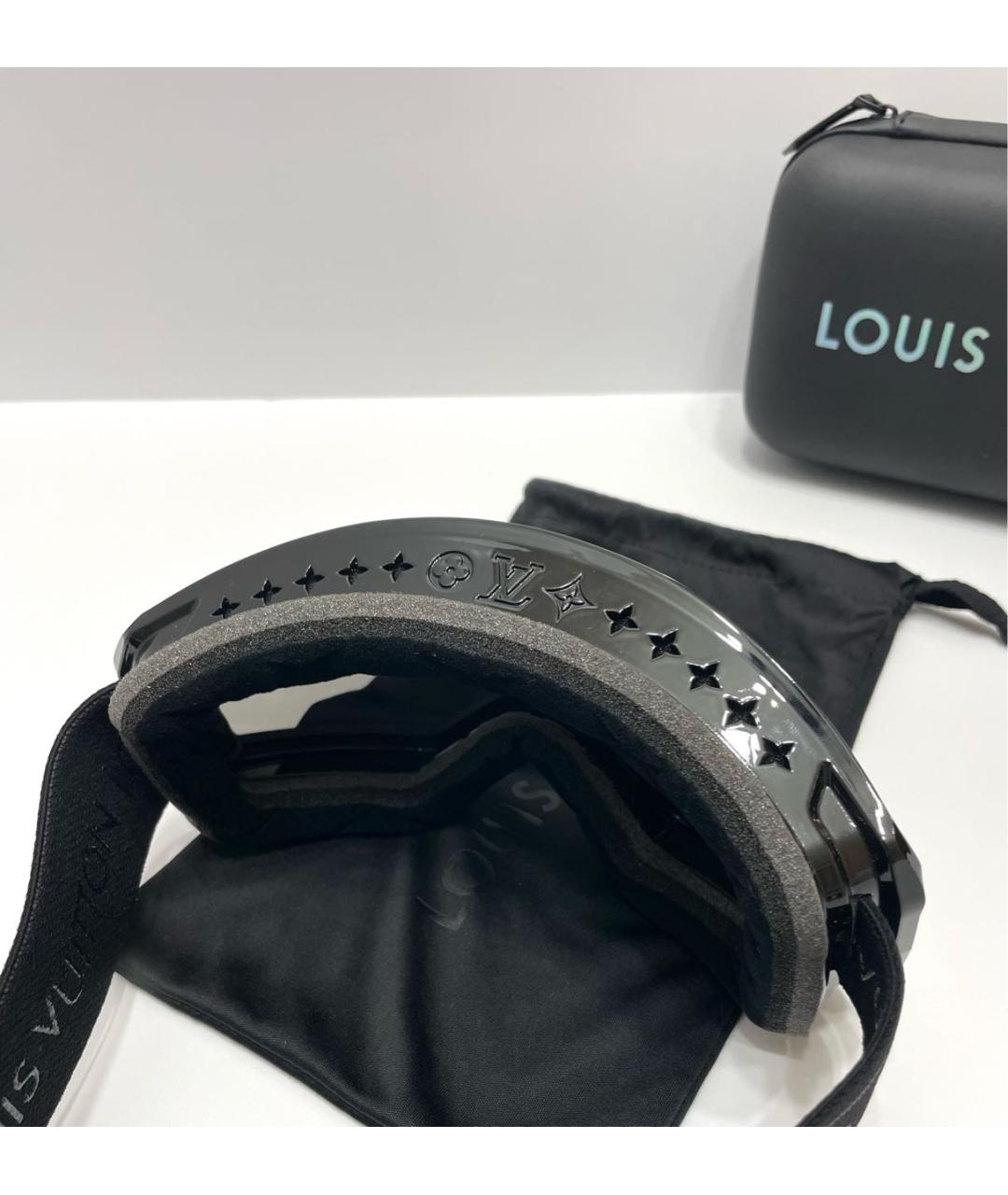 LOUIS VUITTON Черные пластиковые солнцезащитные очки, фото 5