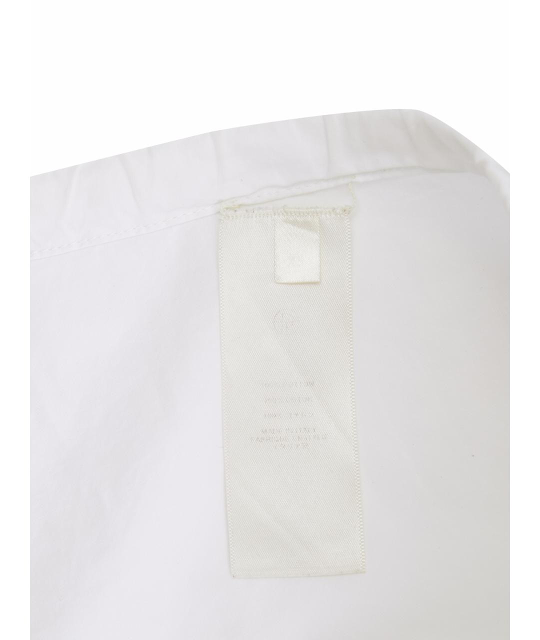 THE ROW Белые хлопковые брюки широкие, фото 7