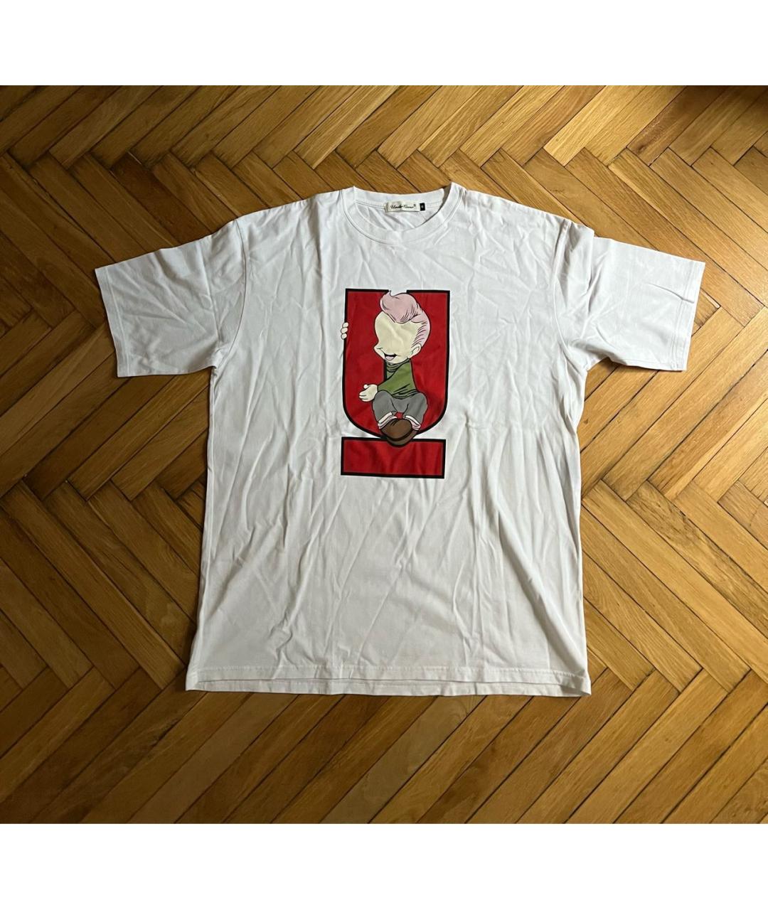 UNDERCOVER Белая хлопковая футболка, фото 6