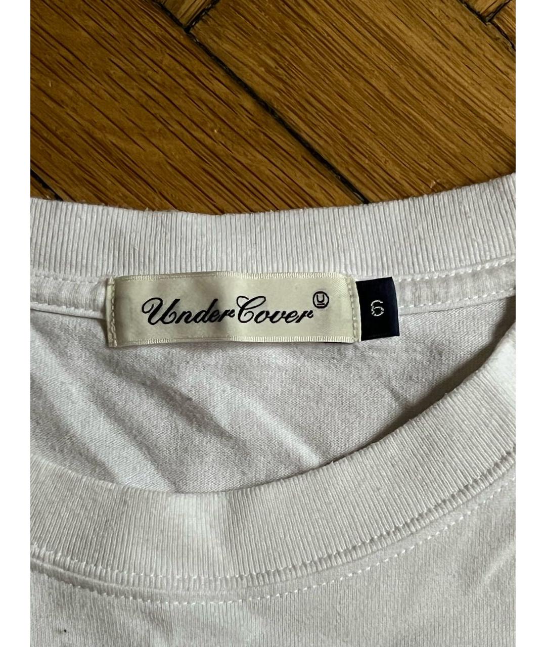 UNDERCOVER Белая хлопковая футболка, фото 3