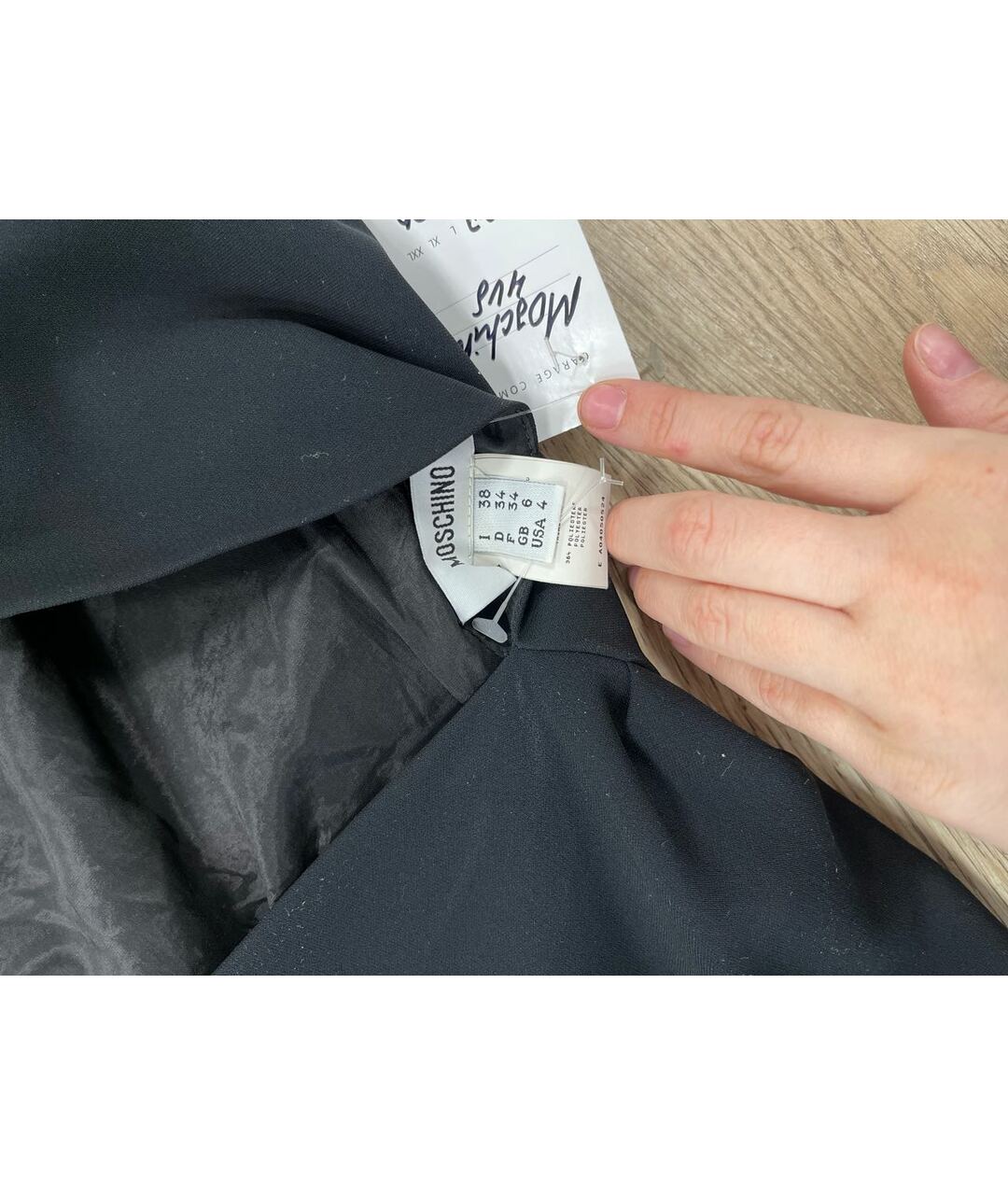 MOSCHINO Черное платье, фото 3
