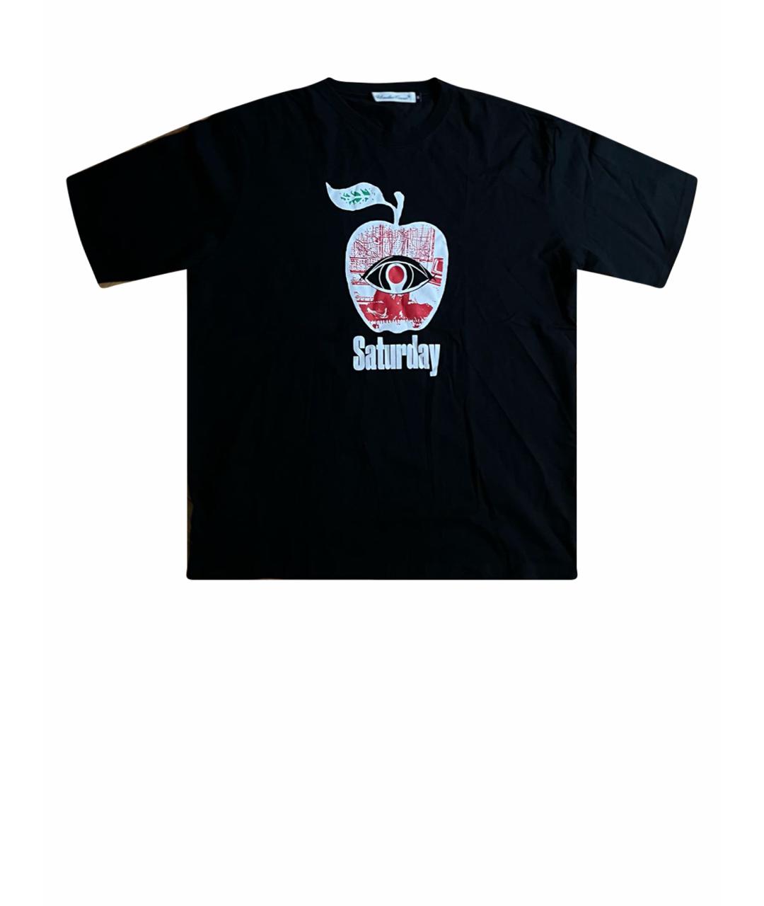 UNDERCOVER Черная хлопковая футболка, фото 1