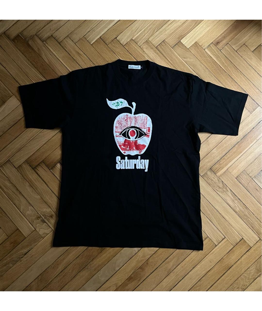 UNDERCOVER Черная хлопковая футболка, фото 6