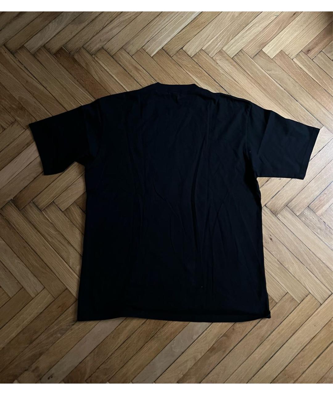 UNDERCOVER Черная хлопковая футболка, фото 2