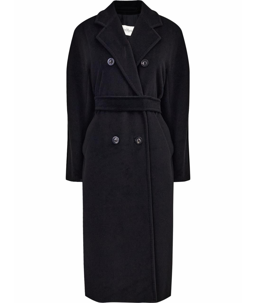 MAX MARA Черное шерстяное пальто, фото 1