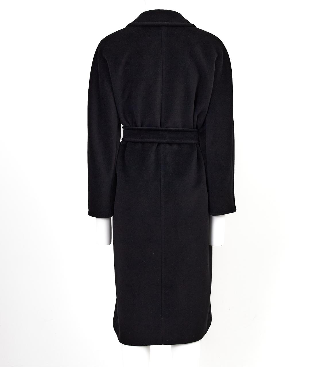 MAX MARA Черное шерстяное пальто, фото 2