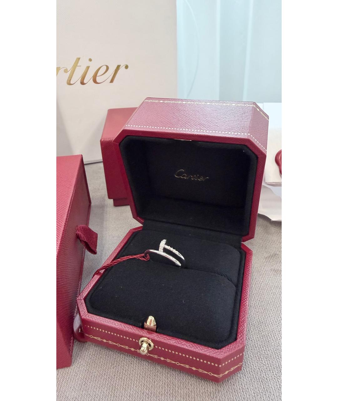 CARTIER Белое кольцо из белого золота, фото 4