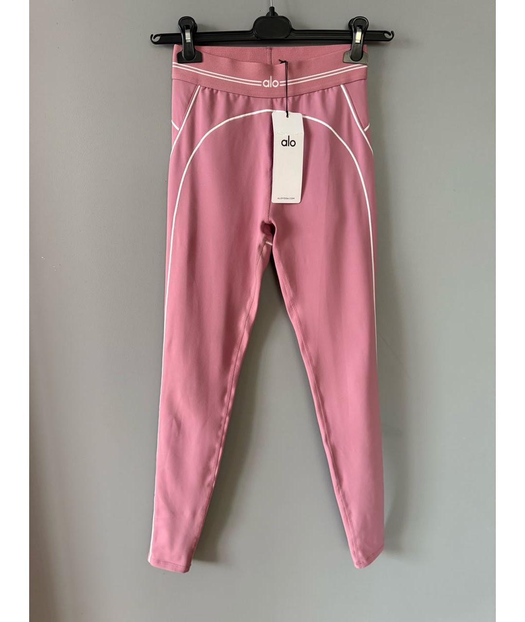 ALO YOGA Розовые спортивные брюки и шорты, фото 4