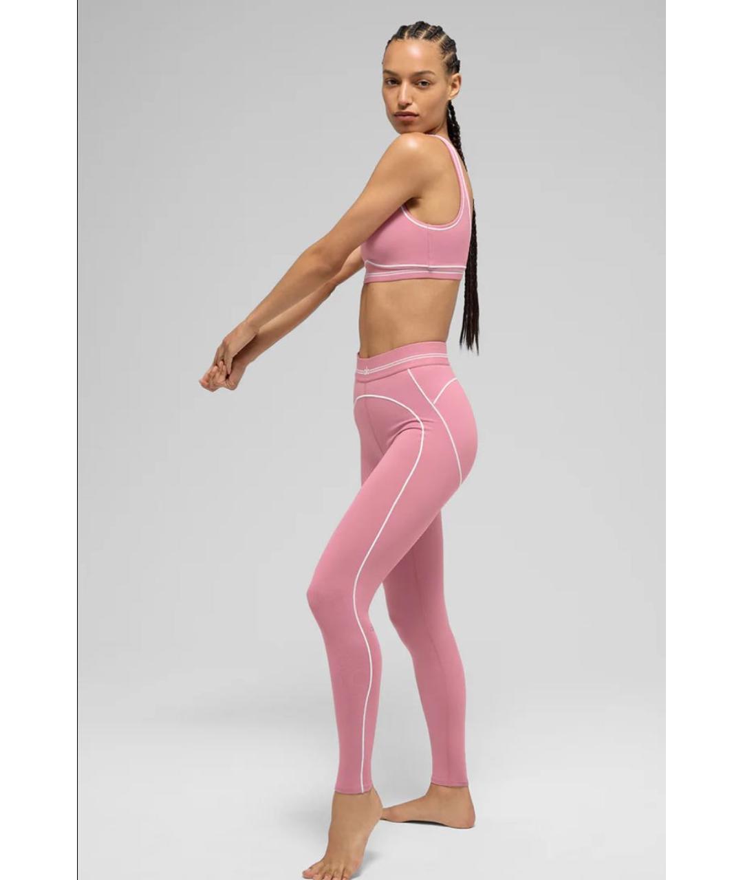 ALO YOGA Розовые спортивные брюки и шорты, фото 3