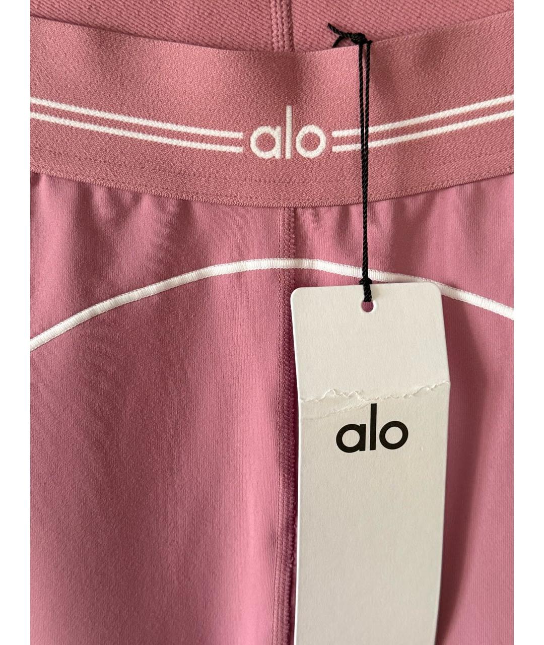 ALO YOGA Розовые спортивные брюки и шорты, фото 7