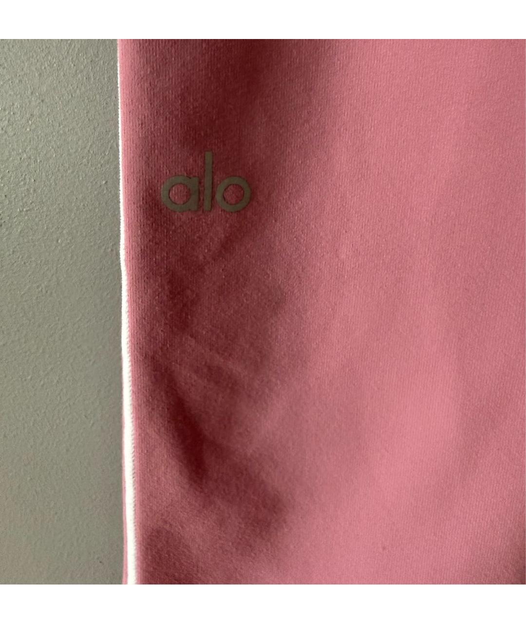 ALO YOGA Розовые спортивные брюки и шорты, фото 8