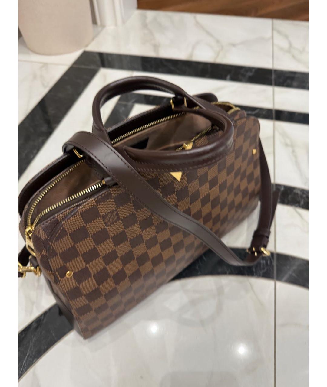 LOUIS VUITTON Коричневая сумка с короткими ручками, фото 2