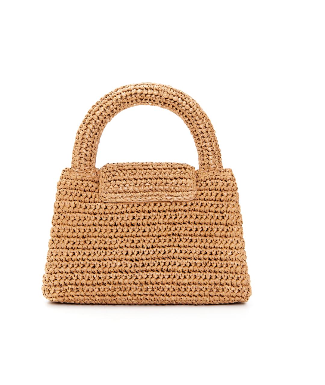 CHANEL Бежевая пелетеная сумка через плечо, фото 3